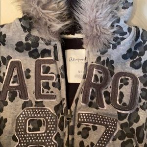 Aeropostale fur lined hoodie
